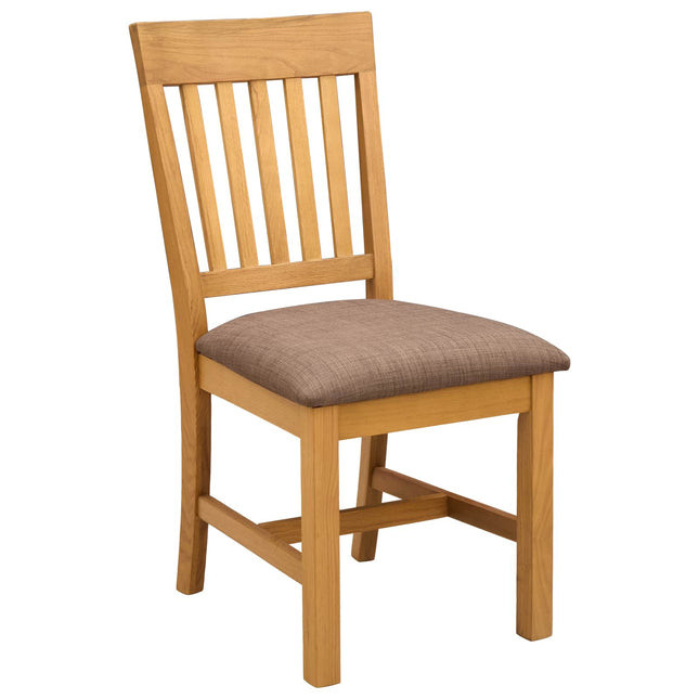 Eetkamerstoel 2 Pcs Massief Eikenhout 45 X 59 X 92 Cm