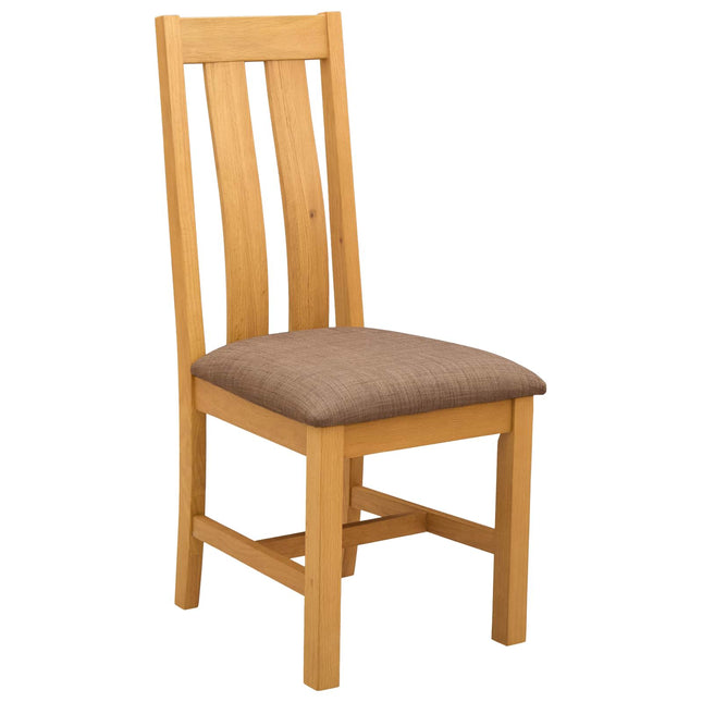 Eetkamerstoel 2 Pcs Massief Eikenhout 45 X 54 X 100 Cm