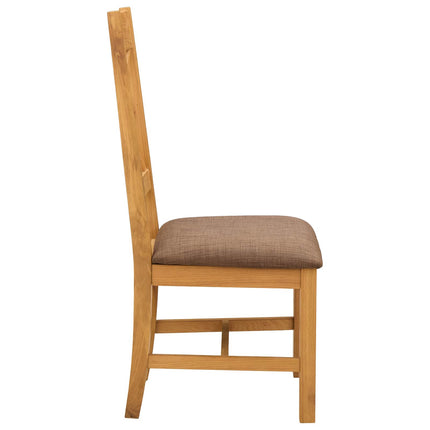 Eetkamerstoel 2 Pcs Massief Eikenhout 45 X 54 X 105 Cm