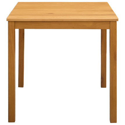Eettafel Massief Eikenhout Naturel Vierkant
