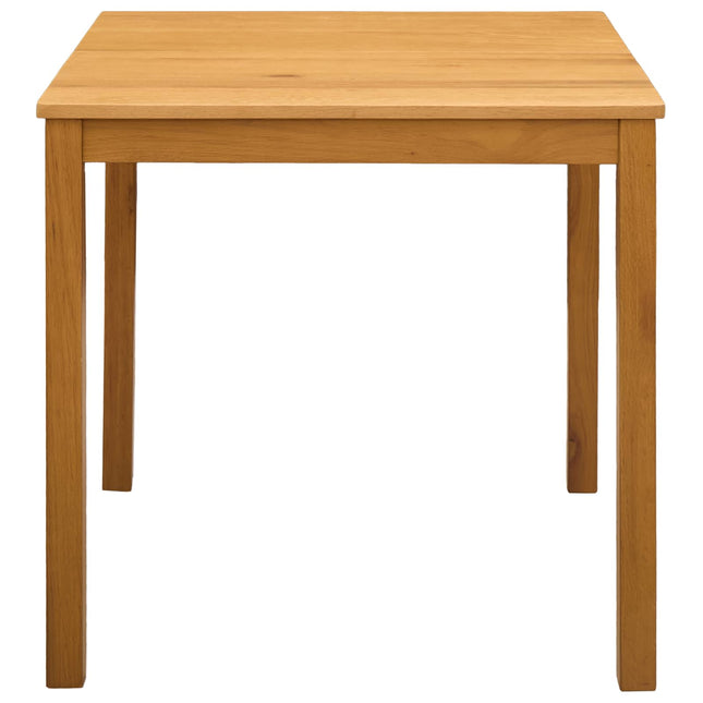 Eettafel Massief Eikenhout Naturel Vierkant