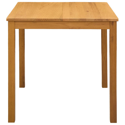 Eettafel Massief Eikenhout Naturel Vierkant