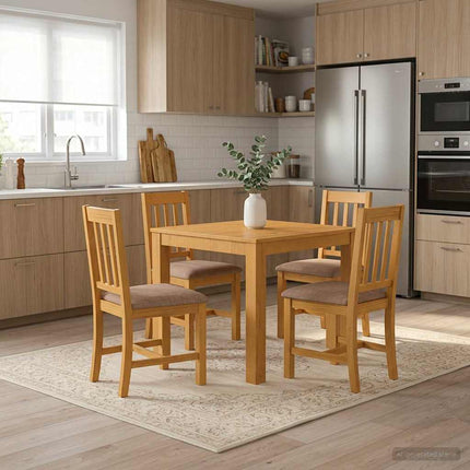 Eettafel Massief Eikenhout Naturel