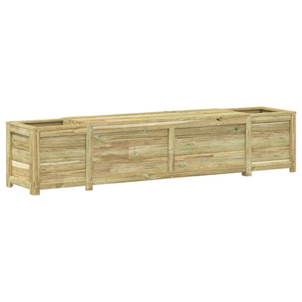 Tuinbank Met Opbergruimte En Plantenbak 193,5 X 40 X 41 Cm