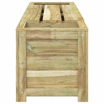 Tuinbank Met Opbergruimte En Plantenbak 193,5 X 40 X 41 Cm