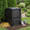 Tuincomposter Zwart 59,5 X 60 X 81,5 Cm 280 L 100% Pp