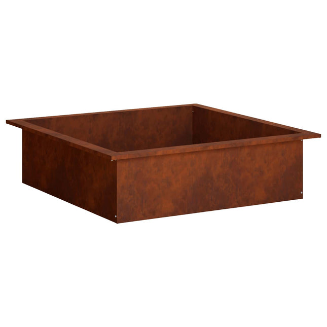 Vuurkorfring Roestkleurig 90 X 90 X 25 Cm