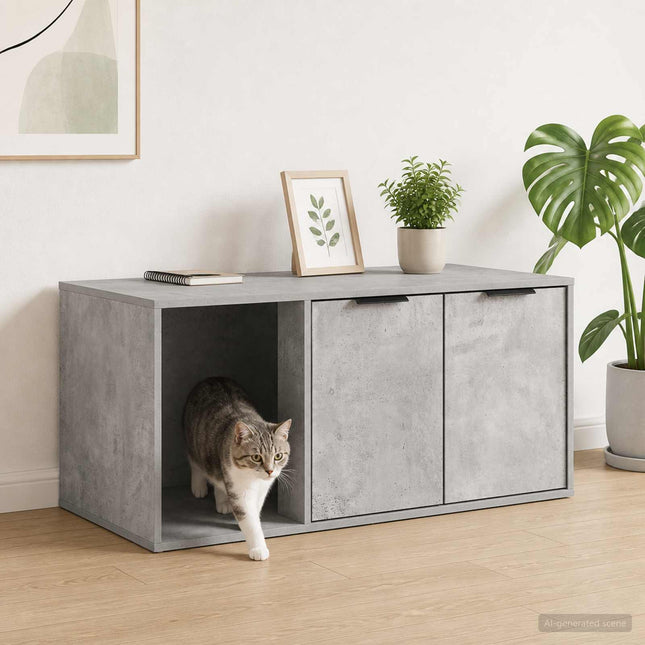 Kattenkrat Meubel Bewerkt Hout