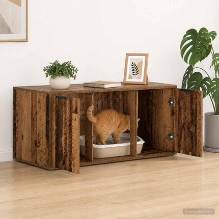 Kattenkrat Meubel Bewerkt Hout