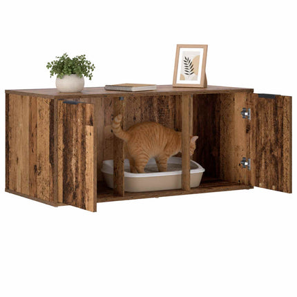 Kattenkrat Meubel Bewerkt Hout