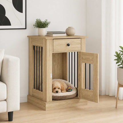 Hond Bench Meubel 50 X 47,5 X 80 Cm Bewerkt Hout
