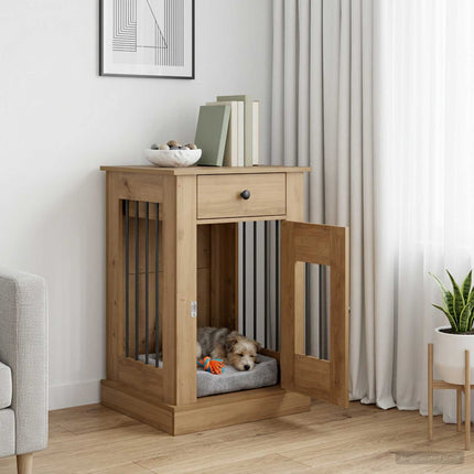 Hond Bench Meubel 50 X 47,5 X 80 Cm Bewerkt Hout