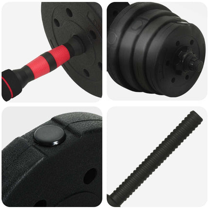 2-In-1 Halter Set 40Kg Cement En Ijzeren Zand