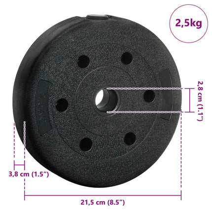 2-In-1 Halter Set 40Kg Cement En Ijzeren Zand