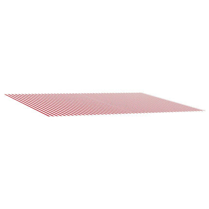 Vervangingsdoek Voor Zonnescherm Rood En Wit