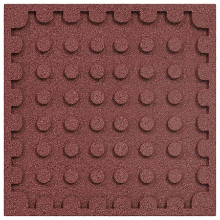 Valbescherming Tegels 12 Pcs 50 X 50 Cm Rubber