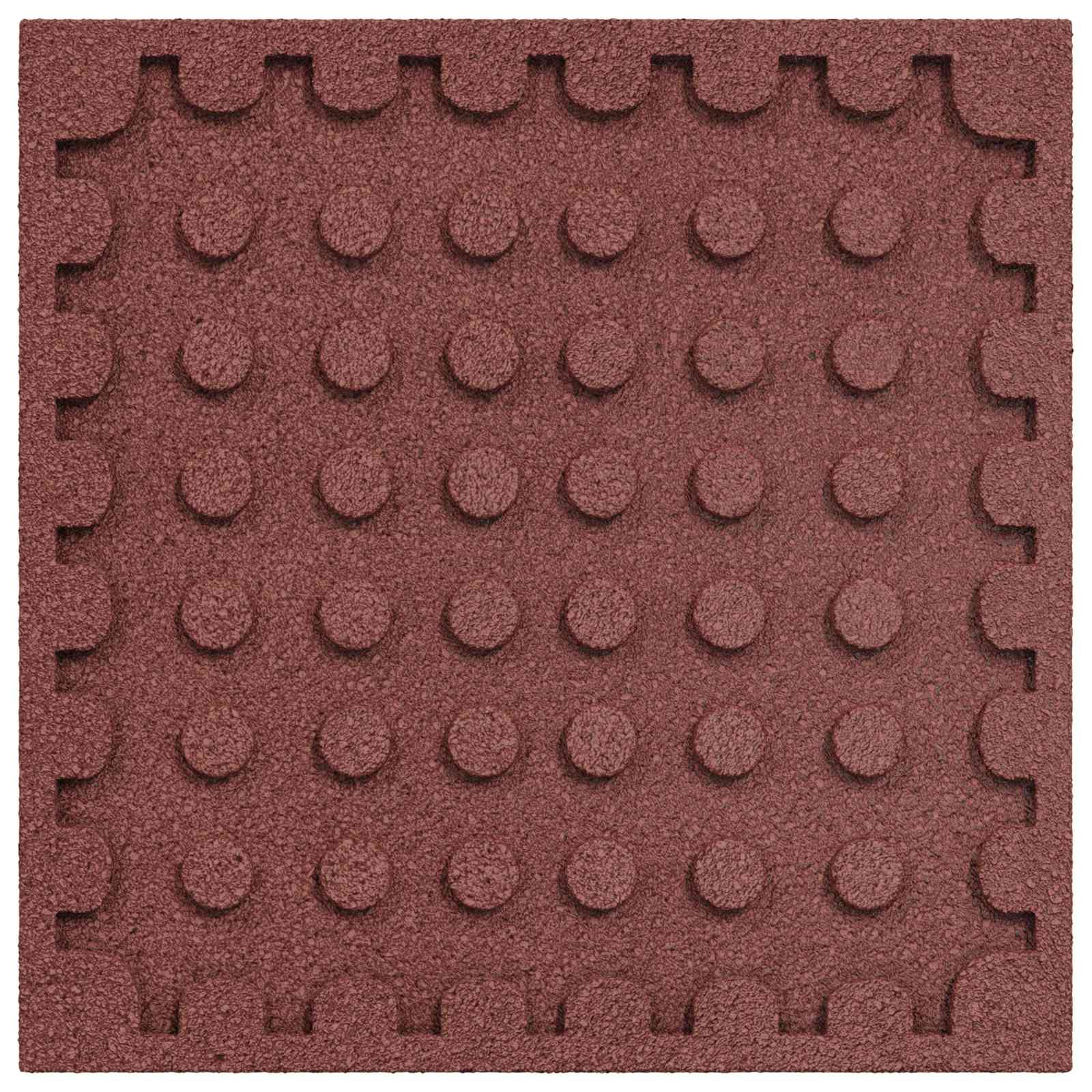 Valbescherming Tegels 12 Pcs 50 X 50 Cm Rubber