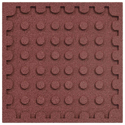 Valbescherming Tegels 12 Pcs 50 X 50 Cm Rubber