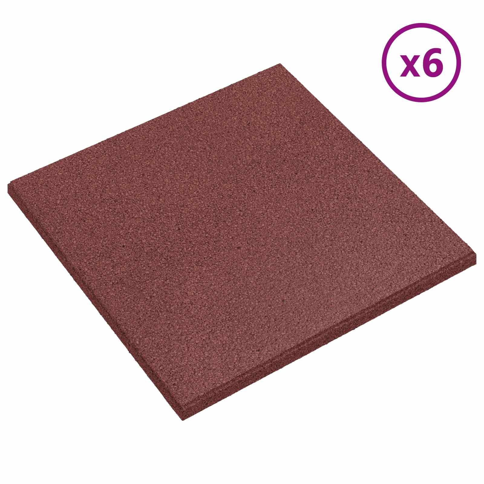 Valbescherming Tegels 12 Pcs 50 X 50 Cm Rubber