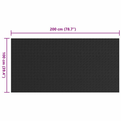 Vloermat Zwart Rubber