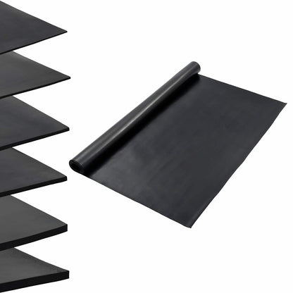 Vloermat Zwart 1,2 X 2 M Rubber