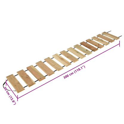 Decking Roll Naturel Geïmpregneerd Grenenhout
