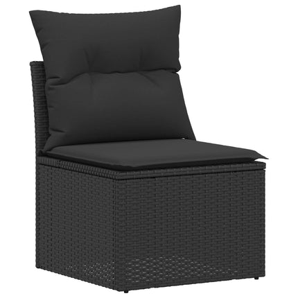 Bankstel 6 Pcs 4-Aantal Zitplaatsen Poly Rattan En Staal