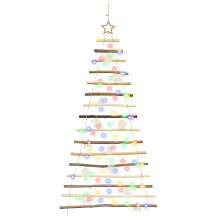 Hangende Kerstboom 150 Cm 80 Led's Meerkleurig