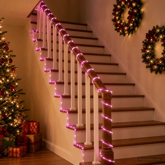 Led-Kerstlichtslang 480 Led's Roze 20 M