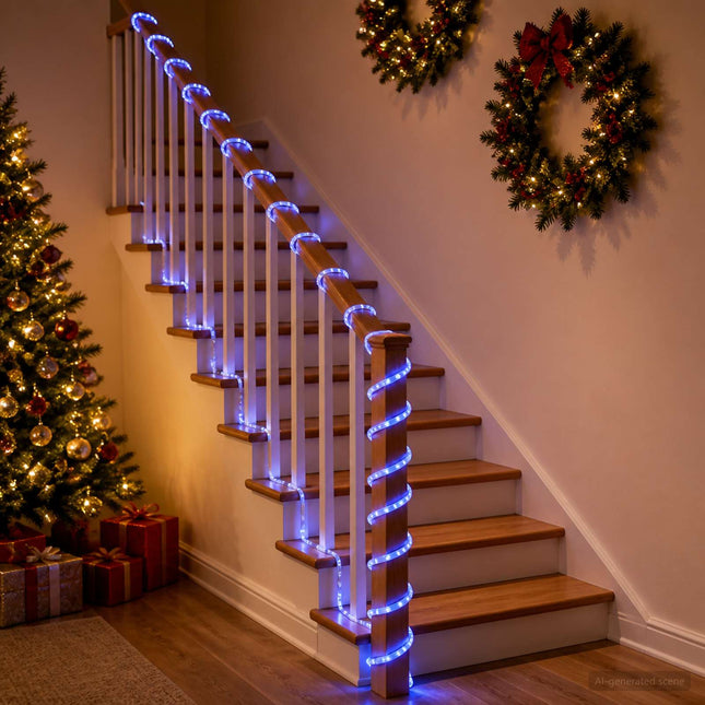 Led-Kerstlichtslang 480 Led's Blauw 20 M