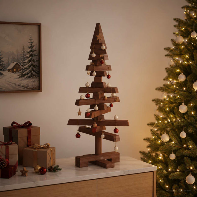 Houten Kerstboom Kotka 60 Cm Massief Grenenhout