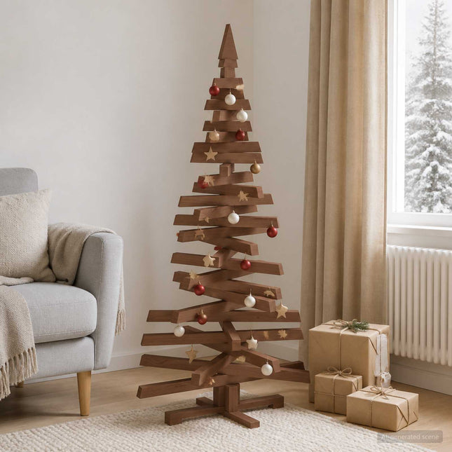 Houten Kerstboom Kotka 150 Cm Massief Grenenhout