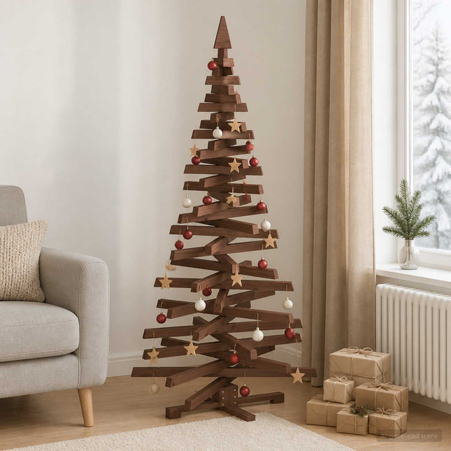 Houten Kerstboom Kotka 180 Cm Massief Grenenhout