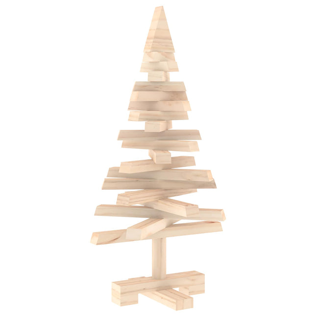 Houten Kerstboom Kotka 60 Cm Massief Grenenhout Natuurlijk
