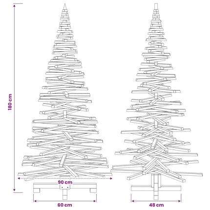 Houten Kerstboom Kotka 180 Cm Massief Grenenhout
