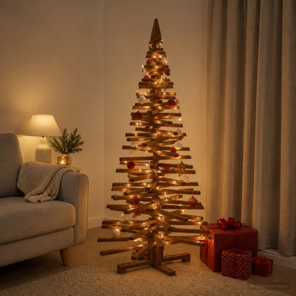 Houten Kerstboom Kotka 150 Cm Massief Grenenhout