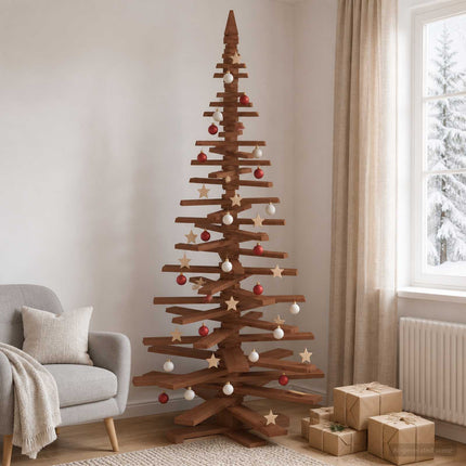 Houten Kerstboom Kotka 210 Cm Massief Grenenhout