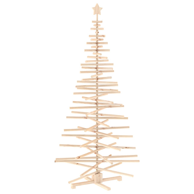 Houten Kerstboom Kotka 210 Cm Massief Grenenhout Natuurlijk