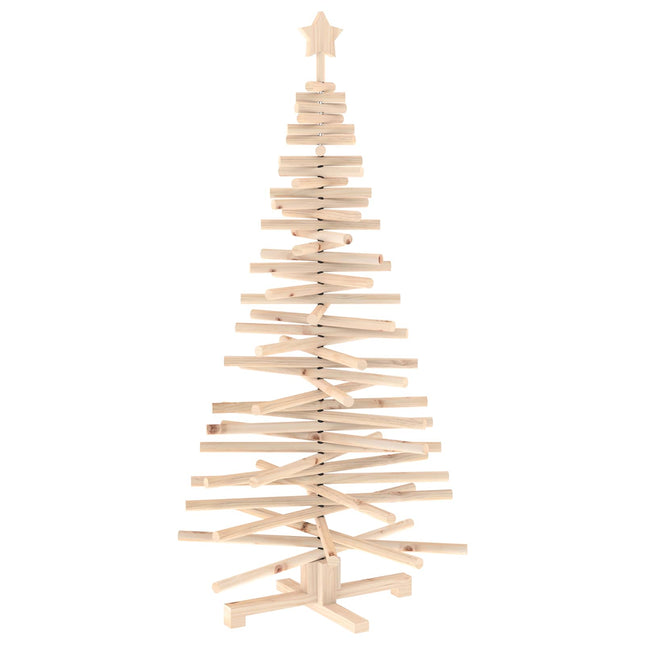 Houten Kerstboom Kotka 150 Cm Massief Grenenhout Natuurlijk
