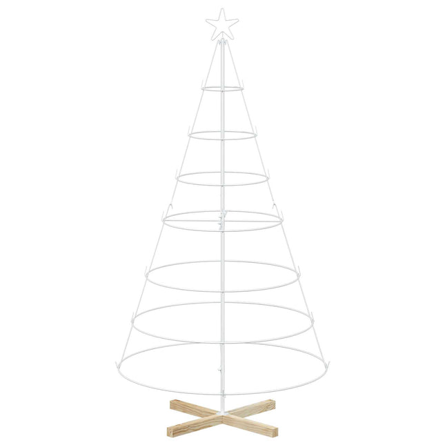 Kerst Cone Boom Kuopio 180 Cm Staal Wit