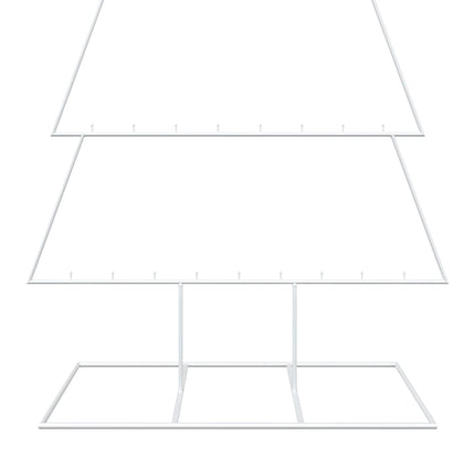Metalen Kerstboom Met Standaard Kuopio 210 Cm Staal Wit