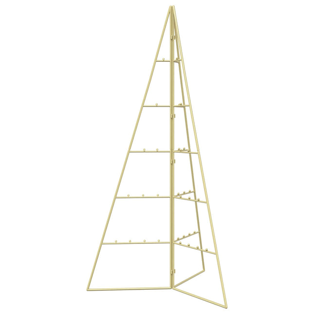 Metalen Kerstboom Kuopio 100 Cm Staal Goud