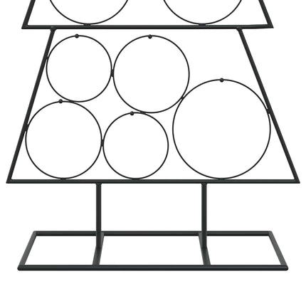 Metalen Kerstboom Met Standaard Kuopio 125 Cm Staal Zwart
