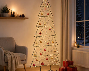 Metalen Kerstboom Met Standaard Kuopio 210 Cm Staal Zwart