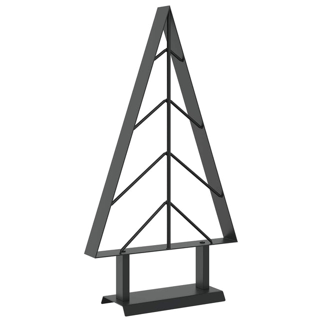 Metalen Kerstboom Met Standaard Kuopio 60 Cm Staal Zwart