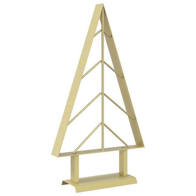 Metalen Kerstboom Met Standaard Kuopio 60 Cm Staal Goud