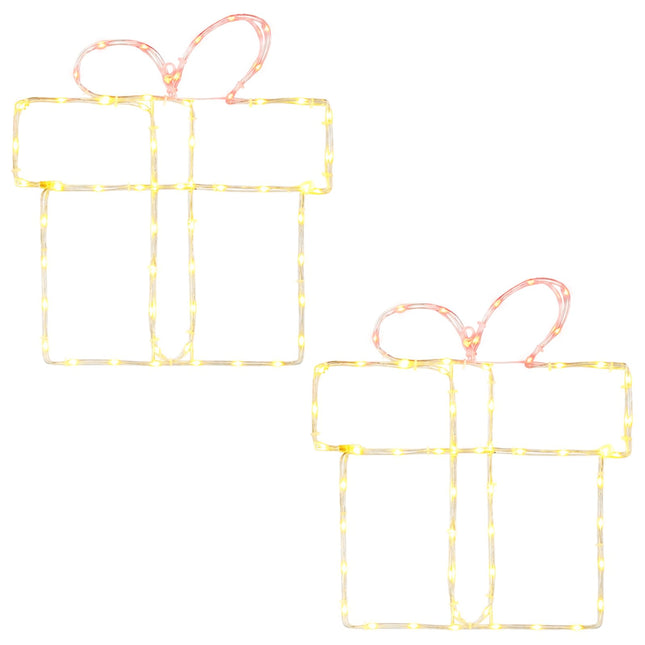 Kerst-Raamsilhouet Met Verlichting Loviisa 2 St 160 Led's
