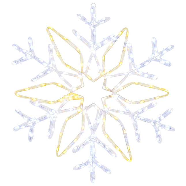 Kerstverlichting Sneeuwvlok Loviisa 140 Led's Warmwit, Koudwit