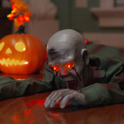 Halloween Kruipende Zombie Spooka Groen 110 X 50 X 21 Cm