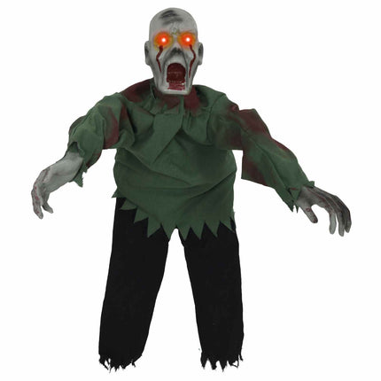 Halloween Kruipende Zombie Spooka Groen 110 X 50 X 21 Cm